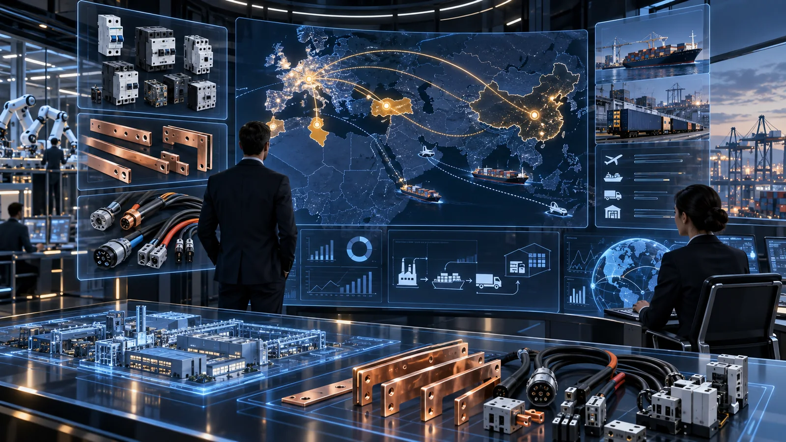 Digital international sourcing and supply chain control